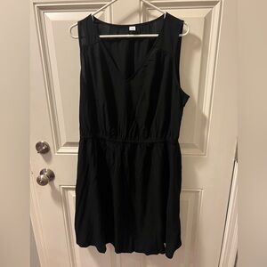 Old Navy Black Sleeveless Sundress for Casual Occasions